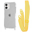 WAVE Clear Case with Strap iPhone 11 yellow WAVE Clear Case with Strap iPhone 11 yellow