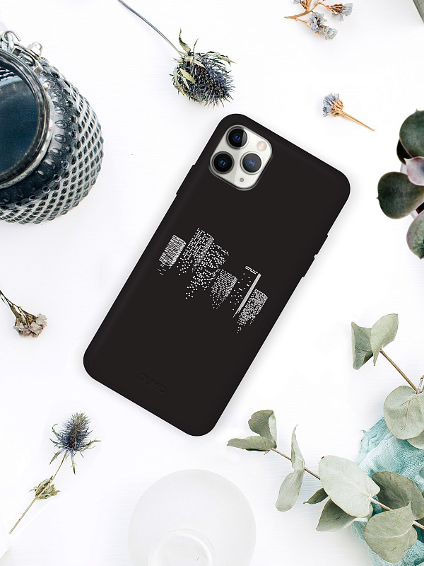 Pump Silicone Minimalistic Case for iPhone 11 Pro Max City