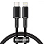 Кабель Baseus High Density Braided Type-C to Lightning PD 20W (2m) black Кабель Baseus High Density Braided Type-C to Lightning PD 20W (2m) black