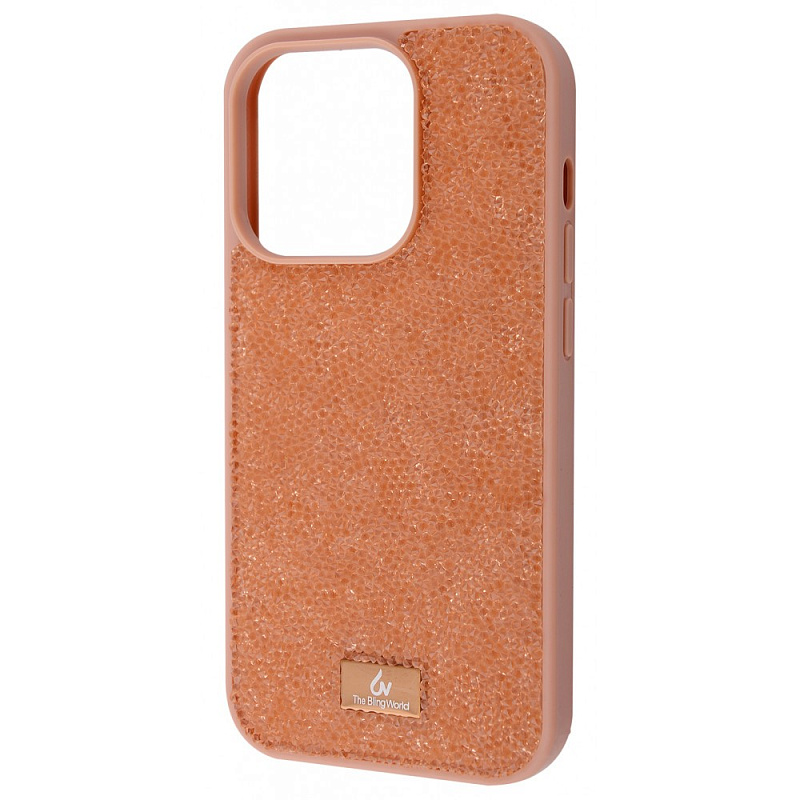 Фото чохла Bling World Rock Diamond (TPU) iPhone 14 Pro champain