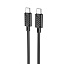 Кабель Hoco X88 Magic silicone 60W Type-C to Type-C (1m) black Кабель Hoco X88 Magic silicone 60W Type-C to Type-C (1m) black