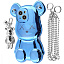 Teddy Bear Case with Strap iPhone 15 sierra blue Teddy Bear Case with Strap iPhone 15 sierra blue