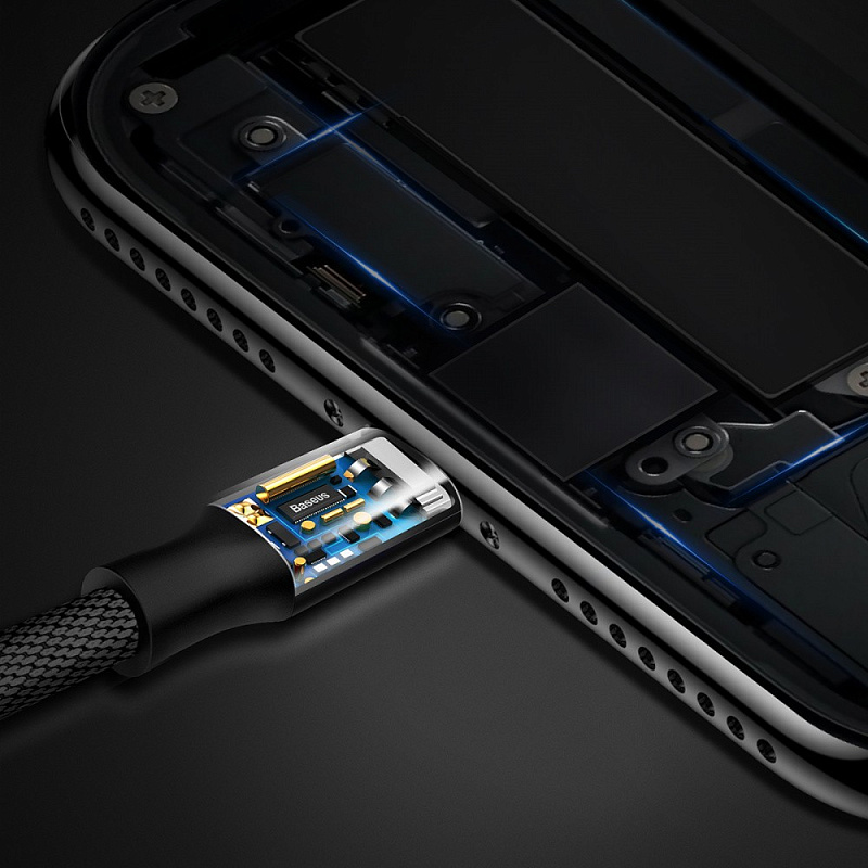 Кабель Baseus Yiven Кабель Lightning 2.0A (0.6m) black