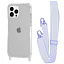 WAVE Clear Case with Strap iPhone 13 Pro light purple WAVE Clear Case with Strap iPhone 13 Pro light purple