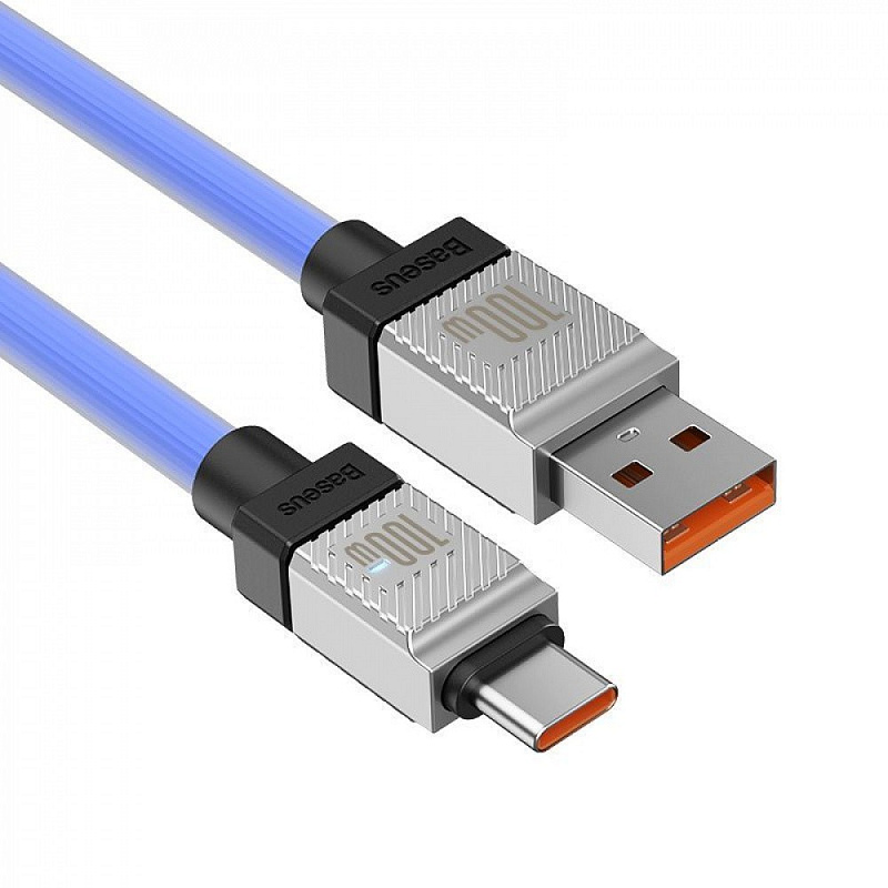 Кабель Baseus CoolPlay Series Type-C 100W (2m) blue