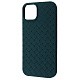 Weaving Full Case (TPU) iPhone 13 forest green