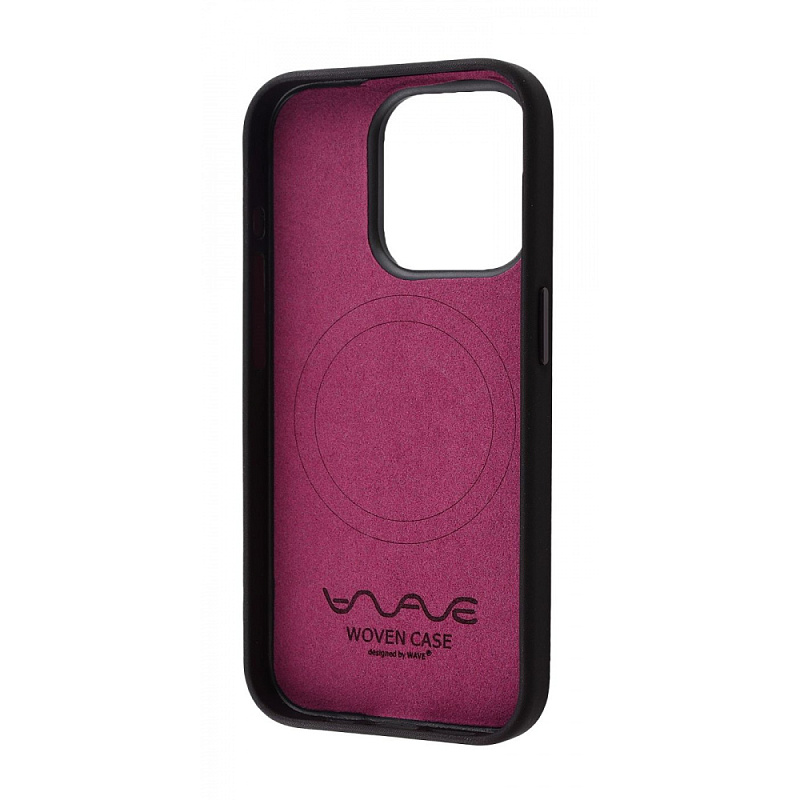 WAVE Premium Woven Case with MagSafe iPhone 15 Pro pacific blue