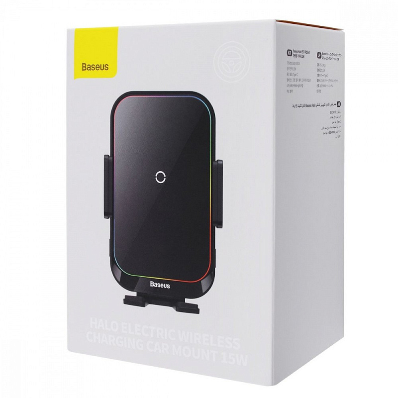 Holder Wireless Baseus Halo Electric 15W black