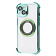 Glossy Case with Magnetic Ring iPhone iPhone 13 green Glossy Case with Magnetic Ring iPhone iPhone 13 green