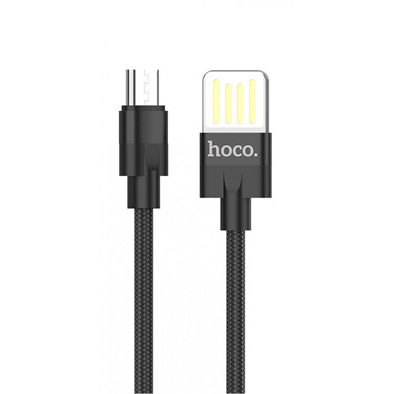 Фотографія Кабель Hoco U55 Outstanding Micro USB (1.2m) black
