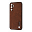 WAVE Leather Case Samsung Galaxy M34 5G dark brown WAVE Leather Case Samsung Galaxy M34 5G dark brown