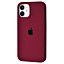 Silicone Case Full Cover iPhone 12 mini marsala Silicone Case Full Cover iPhone 12 mini marsala