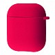 Silicone Case Full for AirPods 1/2 rose red