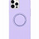 Pump Silicone Minimalistic Case for iPhone 12 Pro Max Circles on Light Purple