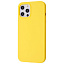 WAVE Full Silicone Cover iPhone 12 Pro Max yellow WAVE Full Silicone Cover iPhone 12 Pro Max yellow