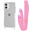 WAVE Clear Case with Strap iPhone 11 pink WAVE Clear Case with Strap iPhone 11 pink