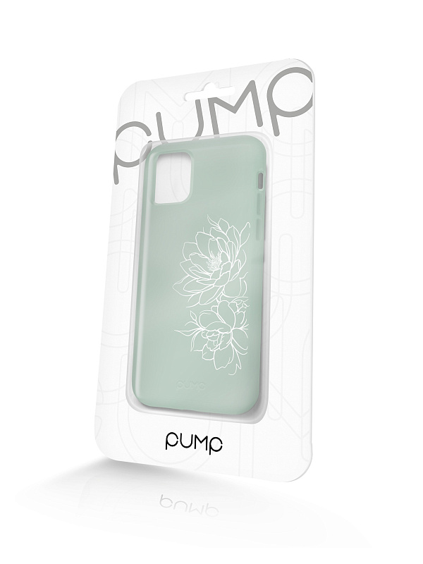 Pump Silicone Minimalistic Case for iPhone 11 Pro Floral