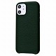 Natural Leather Grainy iPhone 11 forest green