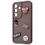 Pretty Things Case Samsung Galaxy S25 brown/bear Pretty Things Case Samsung Galaxy S25 brown/bear