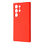 WAVE Full Silicone Cover Samsung Galaxy S25 Ultra red WAVE Full Silicone Cover Samsung Galaxy S25 Ultra red