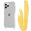 WAVE Clear Case with Strap iPhone 15 Pro yellow WAVE Clear Case with Strap iPhone 15 Pro yellow