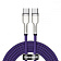 Кабель Baseus Cafule Metal Type-C to Type-C 100W (2m) purple Кабель Baseus Cafule Metal Type-C to Type-C 100W (2m) purple