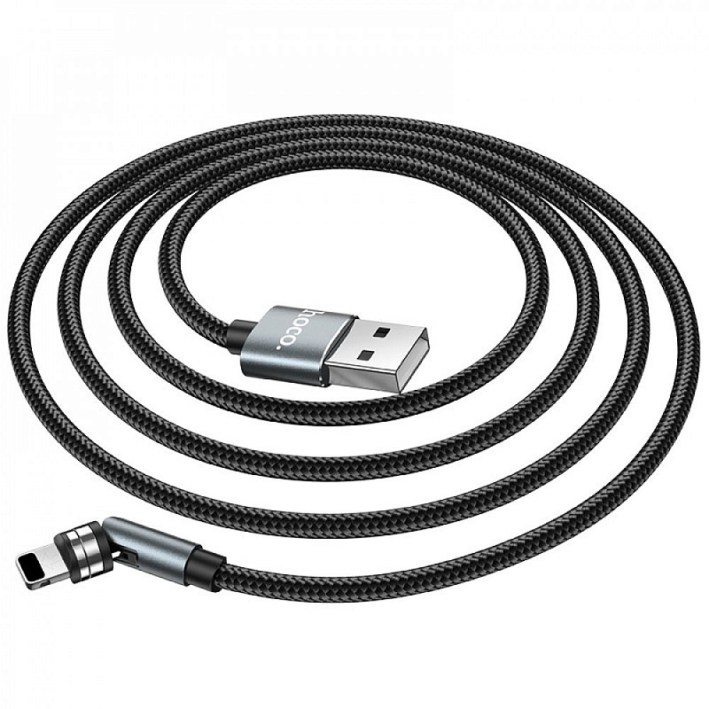 Кабель Hoco U94 Universal Magnetic Lightning (1.2m) black