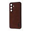 WAVE Leather Case Samsung Galaxy S24 dark brown WAVE Leather Case Samsung Galaxy S24 dark brown