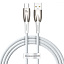 Кабель Baseus Glimmer Series Fast Charging Type-C 100W (1m) white Кабель Baseus Glimmer Series Fast Charging Type-C 100W (1m) white