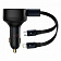 Car Charger Baseus Enjoyment Retractable 2-in-1 Type-C + Type-C 33W black Car Charger Baseus Enjoyment Retractable 2-in-1 Type-C + Type-C 33W black