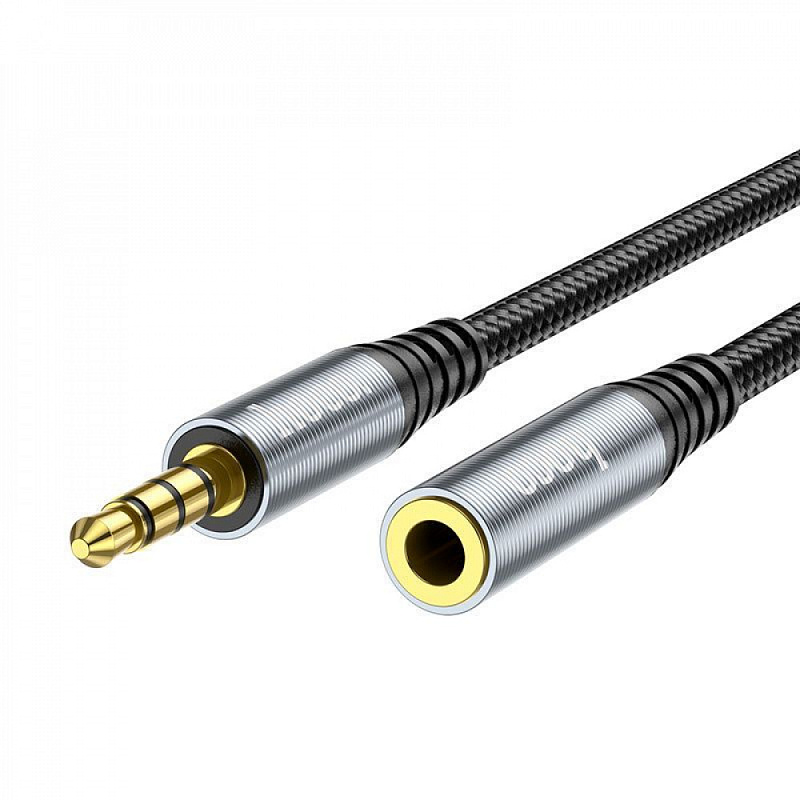 Adapter AUX Hoco UPA20 3.5mm (1m) metal gray