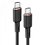 Кабель Acefast C2-03 Type-C to Type-C 60W (1.2m) black Кабель Acefast C2-03 Type-C to Type-C 60W (1.2m) black