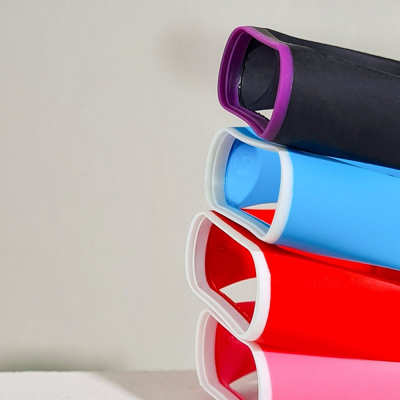 Strap Silicone Line Xiaomi Mi Band 6 pink/white