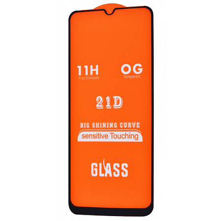 Фотографія Glass colour Full Glue Samsung Galaxy A20s (A207F) без упаковки black