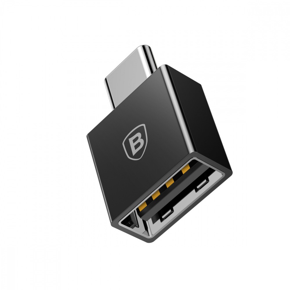Фотография Adapter Baseus Exquisite USB to Type-C black