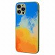 Bright Colors Case Without Logo (TPU) iPhone 12 Pro blue/yellow
