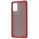 Matte Color Case (TPU) Samsung Galaxy S20 Plus (G985F) red
