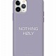 Pump Silicone Minimalistic Case for iPhone 11 Pro Nothing Holy