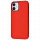 TOTU Soft Colorful Case Metal Buttons (PC) iPhone 12 mini red