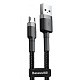 Кабель Baseus Cafule Micro USB 1.5A (2m) gray/black