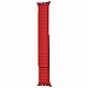 Strap Apple Watch Leather Link 38 mm/40 mm (S/M) red