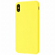 Silicone cover My colors (TPU) iPhone Xs Max yellow
