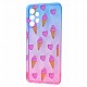 WAVE Sweet & Acid Case (TPU) Samsung Galaxy A52 (A525F) blue/pink/ice cream